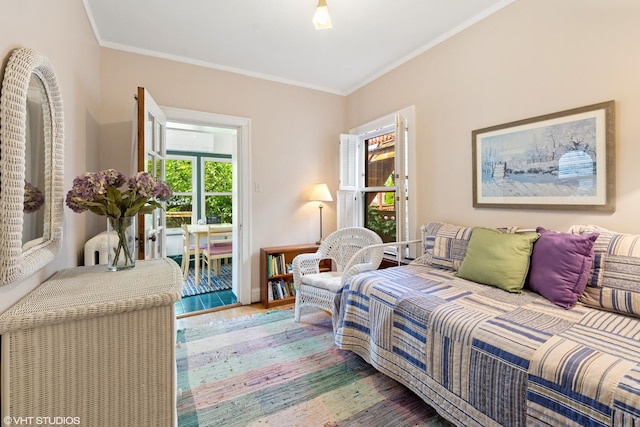 2558 W Cullom Ave, Chicago, IL 60618 - bedroom featuring wood finished floors and ornamental molding