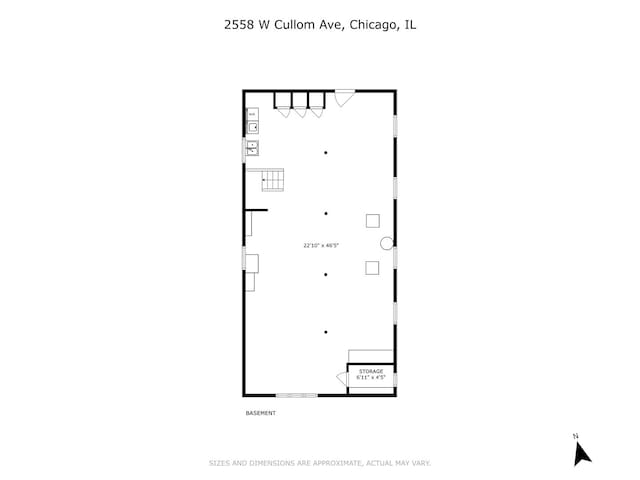 2558 W Cullom Ave, Chicago, IL 60618 - view of home floor plan