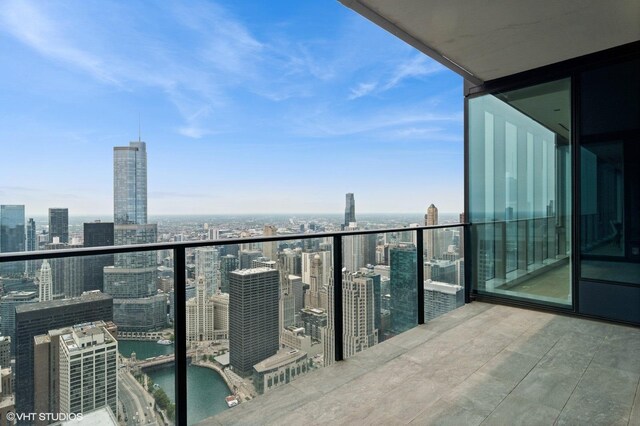 363 E Wacker Dr Unit 6301, Chicago, IL 60601 - balcony featuring a view of city and a water view
