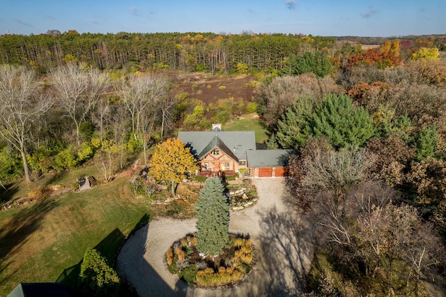 2317 Paulson Rd, Harvard, IL 60033 - view from above of property with a forest