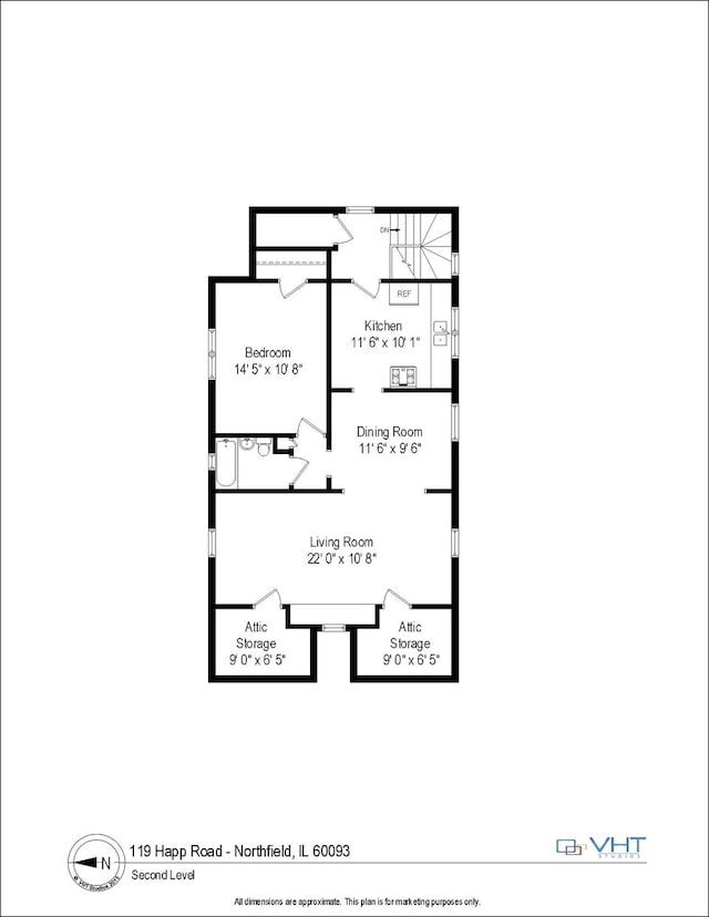 119 Happ Rd, Northfield, IL 60093 - view of floor plan / room layout