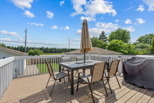 889 S Golf Cul De Sac St, Des Plaines, IL 60016 - deck with outdoor dining area