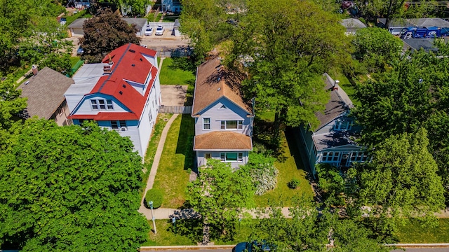 1032 S Maple Ave, Oak Park, IL 60304 - drone / aerial view