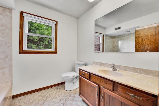 901 E Ardyce Ln, Mount Prospect, IL 60056 - full bathroom with vanity and tile patterned floors