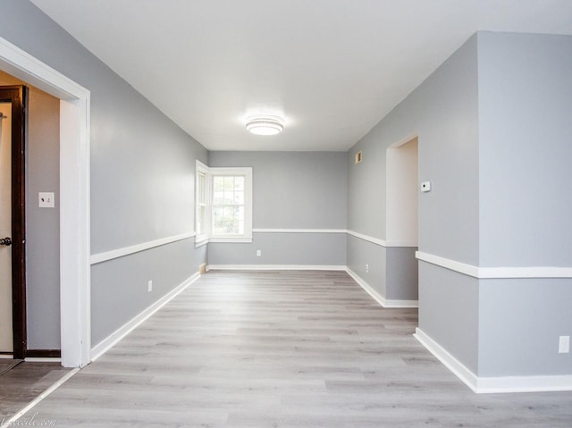 444 S Tanner Ave, Kankakee, IL 60901 - unfurnished room featuring light wood-style flooring and baseboards