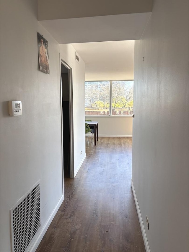 6301 N Sheridan Rd Unit 5H, Chicago, IL 60660 - corridor featuring wood finished floors and baseboards