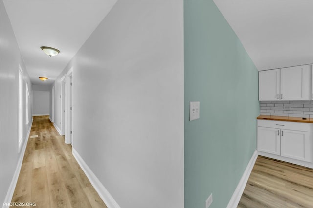 10002 S Torrence Ave, Chicago, IL 60617 - corridor with light wood-type flooring and baseboards