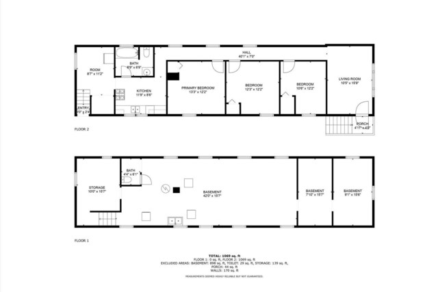 10002 S Torrence Ave, Chicago, IL 60617 - floor plan / room layout
