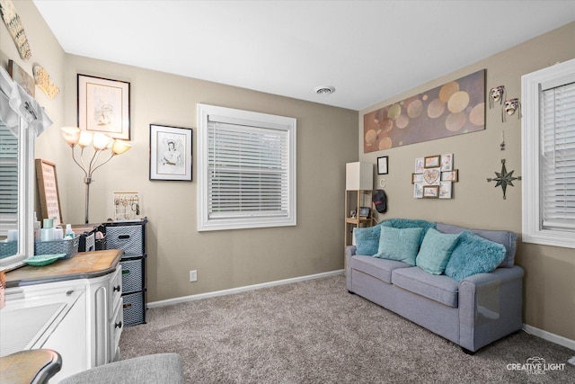 19 Crescent Ct, Montgomery, IL 60538 - carpeted living room with baseboards