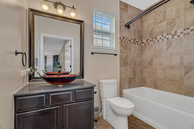 1221 Winding Way, Bolingbrook, IL 60490 - bathroom with vanity and shower / bath combination