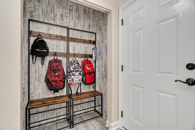 1221 Winding Way, Bolingbrook, IL 60490 - mudroom featuring wood finished floors and baseboards