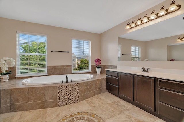 1221 Winding Way, Bolingbrook, IL 60490 - full bath with vanity and a garden tub