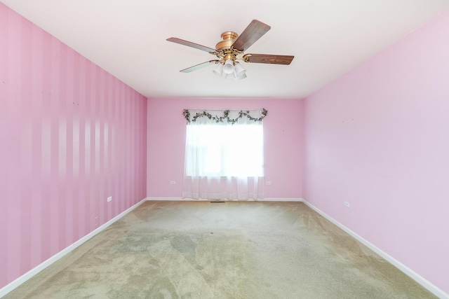 343 White Hawk Way, Manteno, IL 60950 - unfurnished room with carpet flooring and a ceiling fan