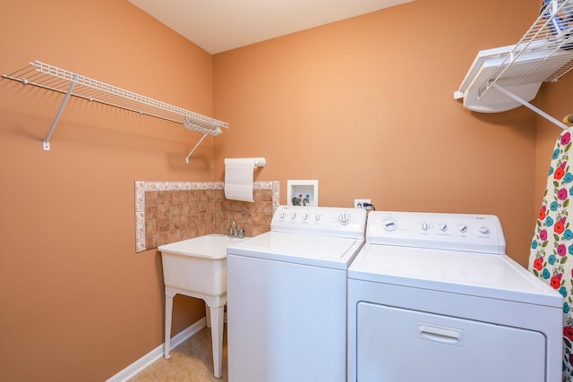 343 White Hawk Way, Manteno, IL 60950 - washroom featuring washing machine and clothes dryer and baseboards