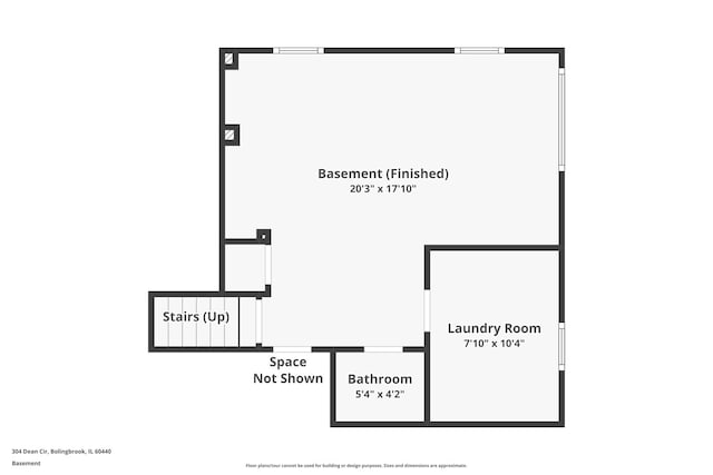 304 Dean Cir, Bolingbrook, IL 60440 - view of property floor plan