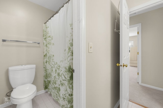 7623 Beringer Ct, Gurnee, IL 60031 - full bath featuring tile patterned flooring and curtained shower