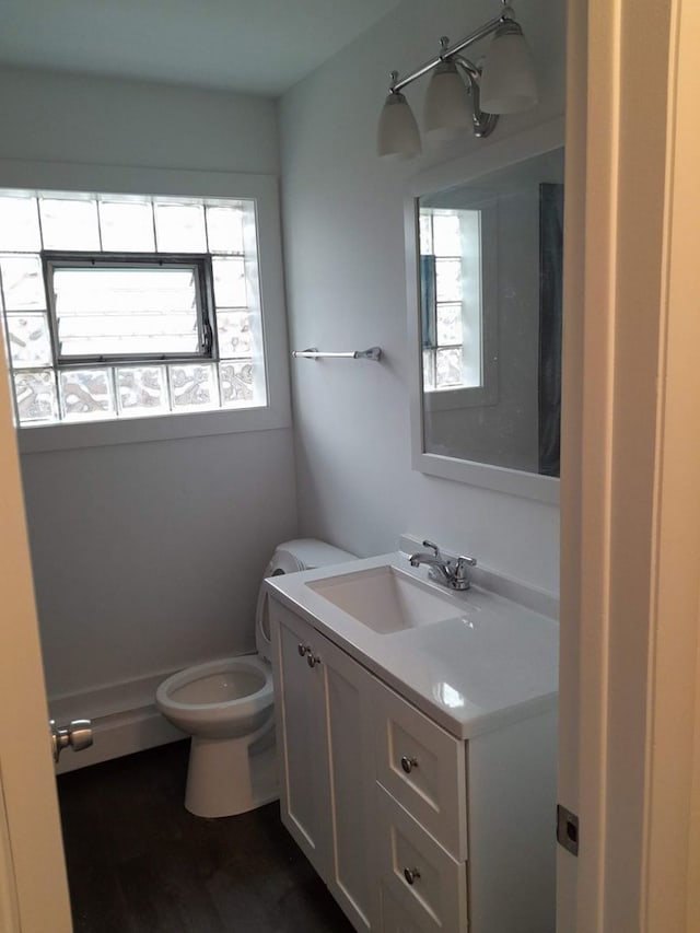 1422 N Latrobe Ave, Chicago, IL 60651 - half bath featuring vanity and toilet