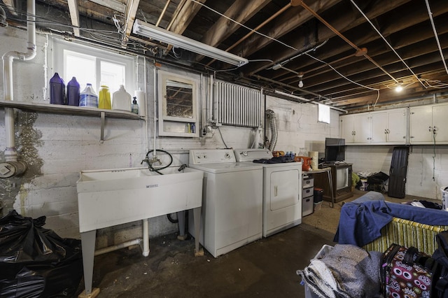 6513 Kane Ave, Hodgkins, IL 60525 - below grade area with washer and dryer