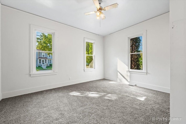 18 Madison St, Algonquin, IL 60102 - spare room featuring carpet floors and ceiling fan