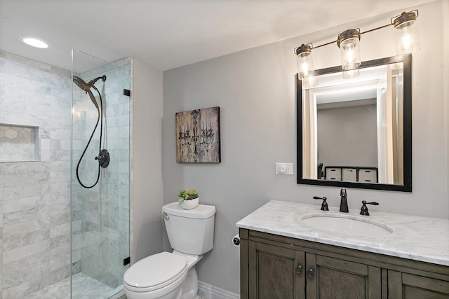 1S215 S Hyde Park, Geneva, IL 60134 - bathroom featuring vanity and tiled shower