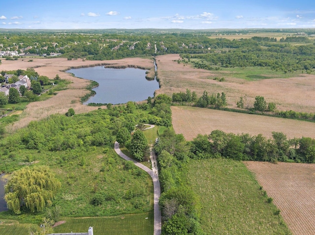 1S215 S Hyde Park, Geneva, IL 60134 - overview of rural landscape with a nearby body of water