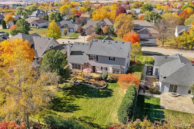 439 Camden Cir, Oswego, IL 60543 - aerial view of residential area