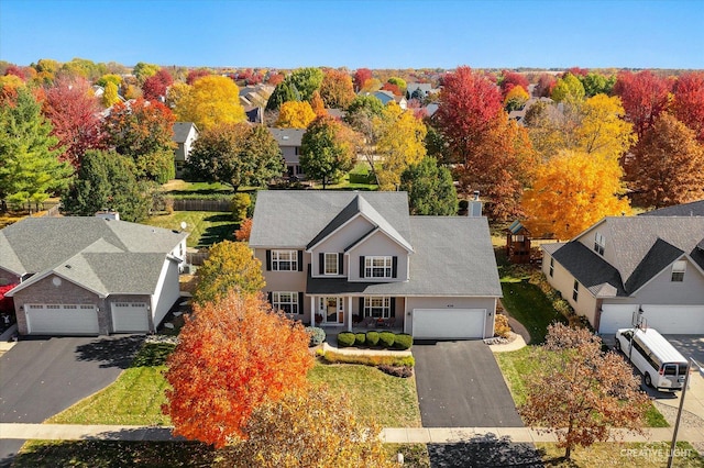 439 Camden Cir, Oswego, IL 60543 - aerial perspective of suburban area
