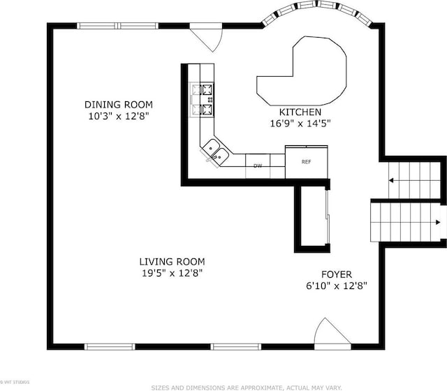 3026 N Stratford Rd, Arlington Heights, IL 60004 - view of room layout