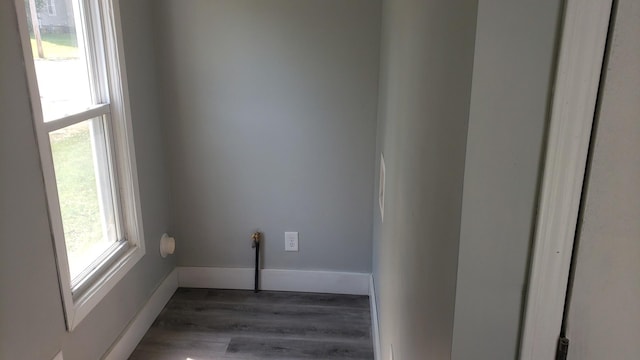 402 W Fulton St, Polo, IL 61064 - spare room with wood finished floors and baseboards