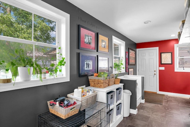 320 E Locust St, Watseka, IL 60970 - interior space featuring baseboards and recessed lighting