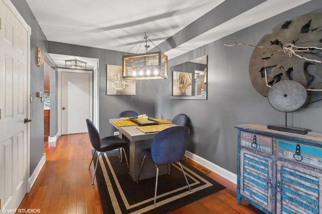 1959 Lancaster Ct Unit 4, Naperville, IL 60565 - dining space featuring wood-type flooring and baseboards
