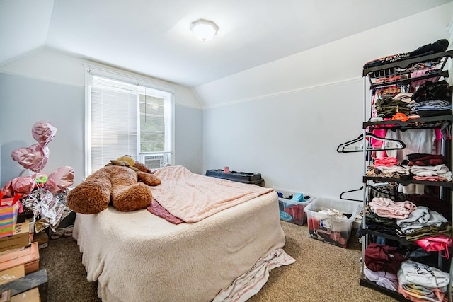 1340 E 76th St, Chicago, IL 60619 - bedroom featuring lofted ceiling and carpet