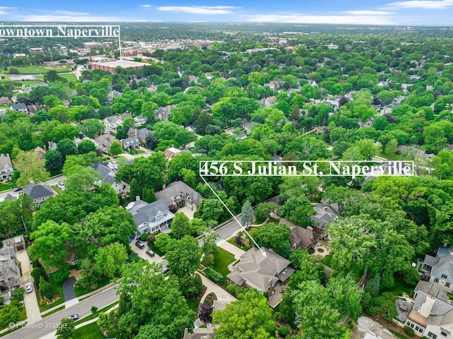 456 S Julian St, Naperville, IL 60540 - aerial view
