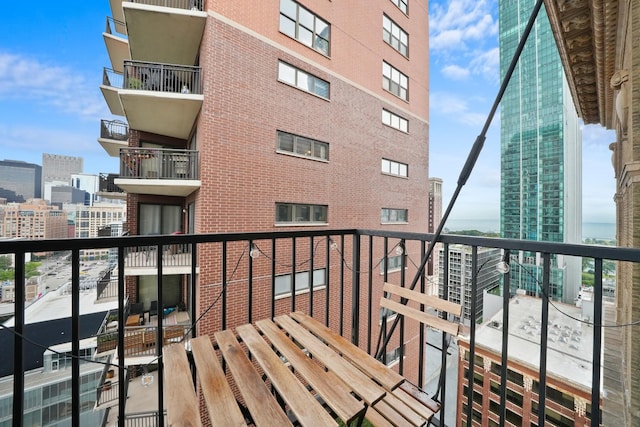 40 E 9th St Unit 1807, Chicago, IL 60605 - balcony featuring a view of city