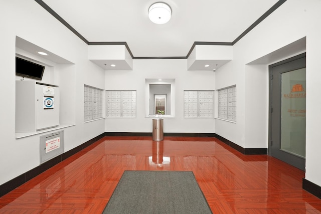40 E 9th St Unit 1807, Chicago, IL 60605 - view of home's community featuring mail area and ornamental molding