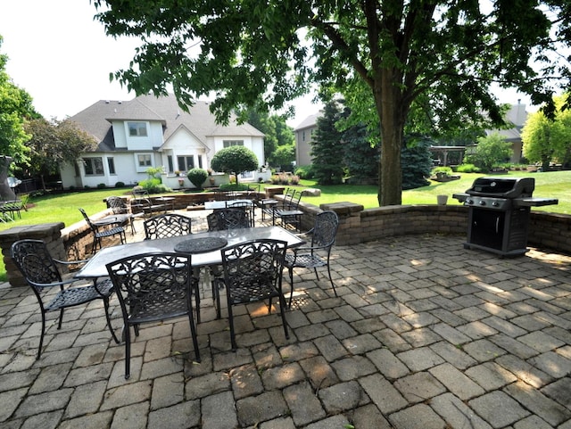 606 Reserve Ln, Joliet, IL 60431 - view of patio / terrace with a grill and outdoor dining space