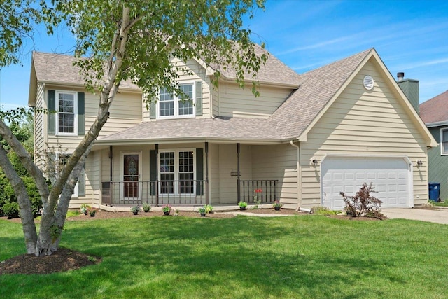 1132 10 Pin Ln, Beach Park, IL 60099 - traditional-style home with driveway, a shingled roof, and a front lawn