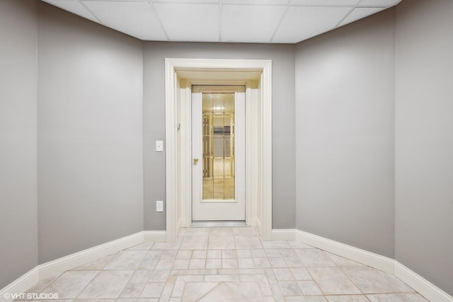 29026 N Brassie Ct, Ivanhoe, IL 60060 - unfurnished room with baseboards and light tile patterned flooring