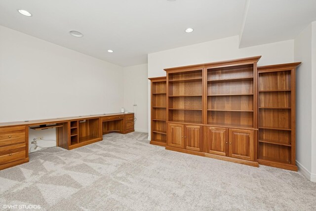 29026 N Brassie Ct, Ivanhoe, IL 60060 - unfurnished office featuring light colored carpet, recessed lighting, and baseboards