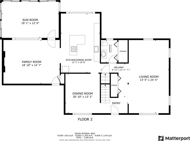 2310 Malik Ct, Glenview, IL 60025 - property floor plan