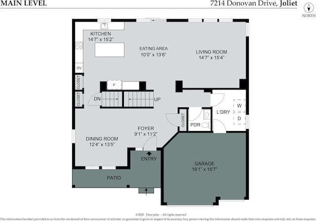 7214 Donovan Dr, Joliet, IL 60431 - home floor plan