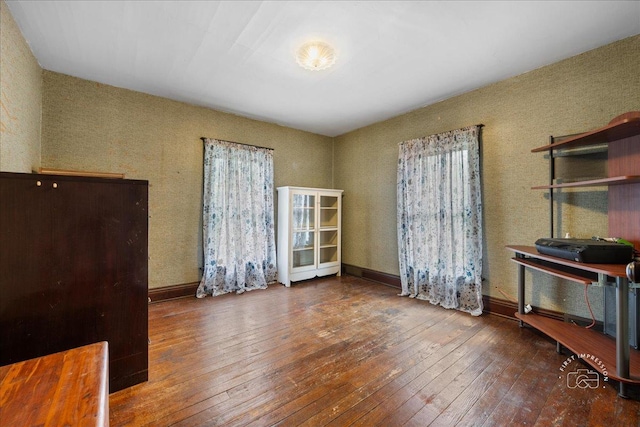 311 N Ave, Naperville, IL 60540 - interior space with hardwood / wood-style flooring and baseboards