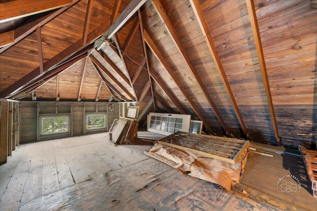 311 N Ave, Naperville, IL 60540 - view of unfinished attic