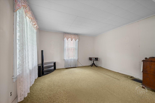 311 N Ave, Naperville, IL 60540 - unfurnished room with carpet flooring, ornamental molding, and baseboards