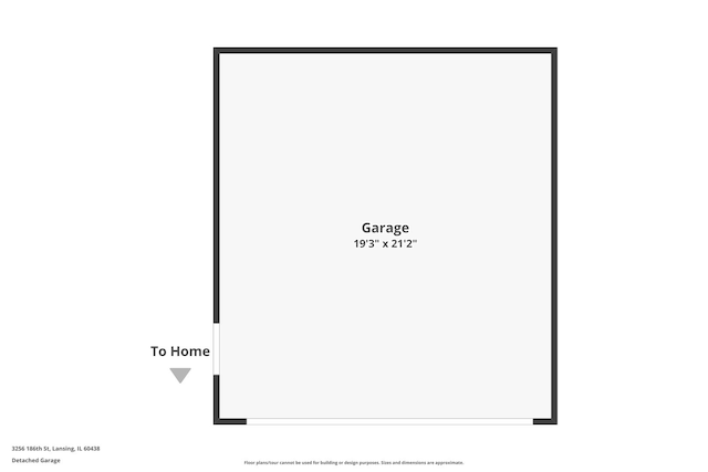 3256 186th St, Lansing, IL 60438 - view of property floor plan