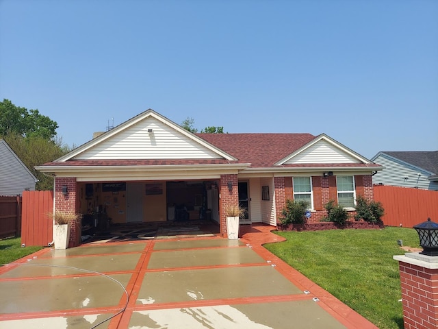 39806 Waterloo Dr, Beach Park, IL 60083 - single story home featuring brick siding, an attached garage, driveway, and a shingled roof
