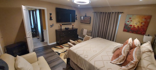 39806 Waterloo Dr, Beach Park, IL 60083 - bedroom with wood finished floors and baseboards