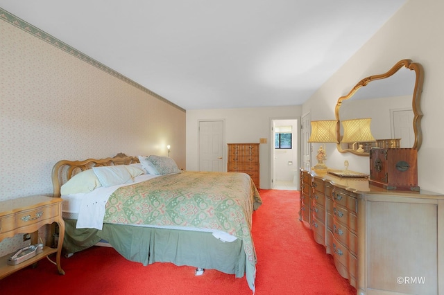 380 Ventura Club Dr, Roselle, IL 60172 - bedroom featuring light colored carpet and ensuite bathroom