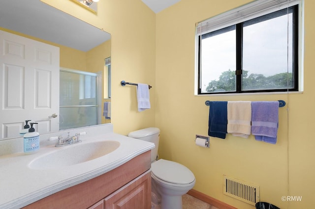 380 Ventura Club Dr, Roselle, IL 60172 - bathroom featuring a shower with door and vanity