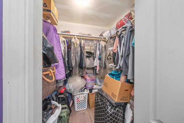 8325 S Dante Ave, Chicago, IL 60619 - walk in closet featuring wood finished floors